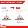 Goldblatt Tile Leveling System, 250pcs 1/16" Tile Spacers & 100pcs