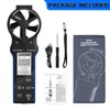 INFURIDER Handheld Anemometer, Anti-dust CFM Meter Wind Speed Meter with