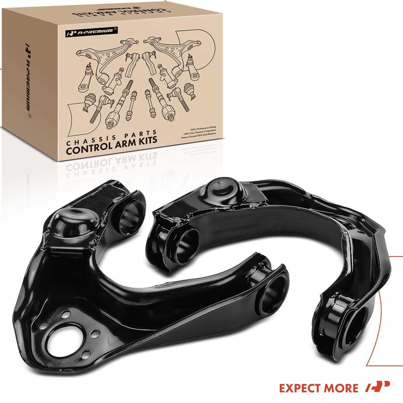 A-Premium 2 x Front Upper Control Arm, with Bushing, Compatible