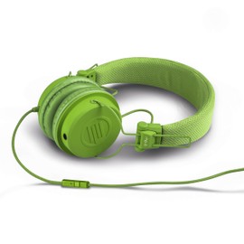 Reloop RHP-6 Ultra Compact DJ and Lifestyle Headphones, Retractable, Closed, Green (RHP-6-GREEN)