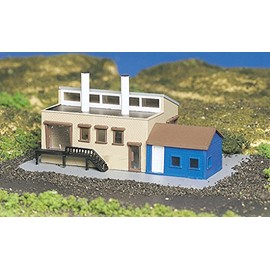 Bachmann Trains - PLASTICVILLE U.S.A. BUILT-UP BUILDING - FACTORY - N Scale