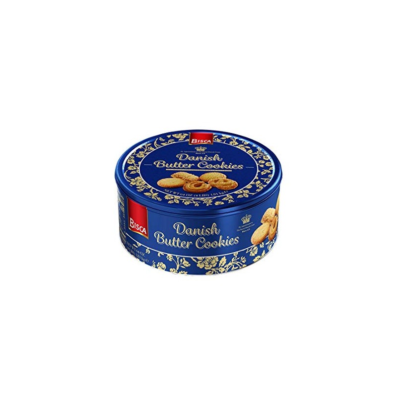 Bisca Danish Butter Cookies Pack Net Wt 64 Oz butter,
