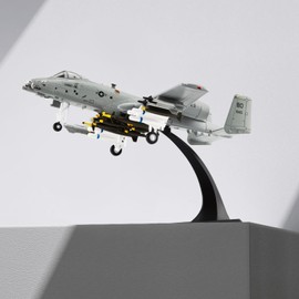 Sky Trek 1/100 Fighter Jet Model A-10C Thunderbolt II Warthog diecast Military Airplanes Aircraft kit for Collection and Gift