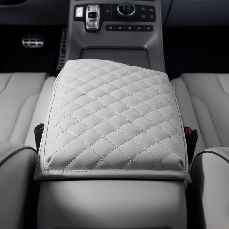 KMMOTORS Center Console Cover for Palisade(2019-2025), Thick Armrest Cushion, Console