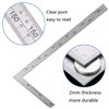 Istloho Metal Measuring Angle, Frame Angle Ruler, 150 x 300