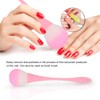 Soft Nylon Nail Cleaning Brush - Ergonomic Handle, Multi-Color Options,