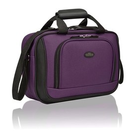 U.S. Traveler Lightweight Softside 14" Tote Bag, Purple