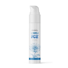 Saf.Nutraceutica - L'Arnica ICE | Crema Arnica Per Cavalli Uso Umanocon Effetto Rinfrescante | Sollievo e Freschezza | Rinfrescante per Gambe e Muscoli | 100 ml, Beige in Airless Formato tascabile