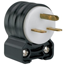 Legrand-Pass & Seymour PS5666SSANCC4 Maxgrip Straight Blade Plug Two Pole Three Wire 15-Amp 250-volt Angled