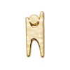 EvolveFISH Humanist Symbol Lapel Pin - [Gold][1" Tall]