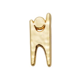 EvolveFISH Humanist Symbol Lapel Pin - [Gold][1" Tall]