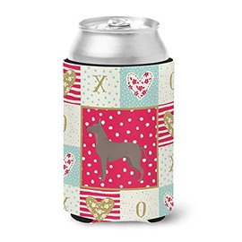 Caroline's Treasures CK5960CC Mexican Hairless Dog Xolo Love Can or Bottle Hugger Cooler Washable Drink Sleeve Collapsible Beverage Insulated Holder, Can Hugger, Multicolor