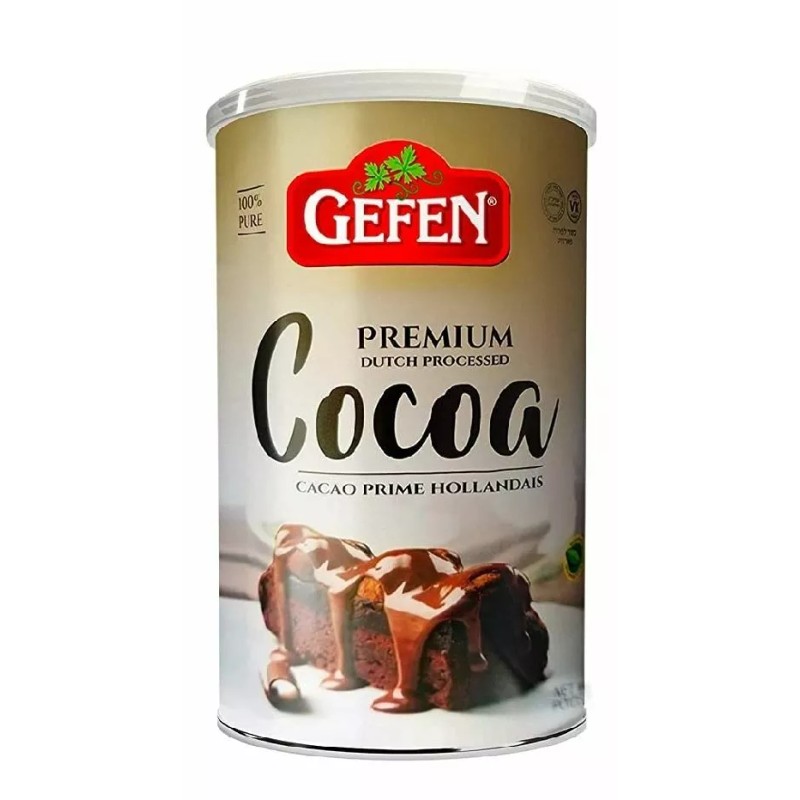 Gefen Premium Dutch Processed Cocoa Kosher for Passover, 16 oz