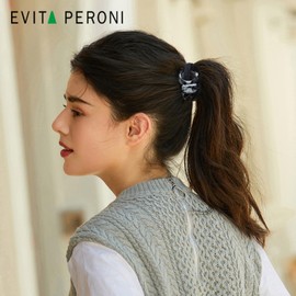 EVITA PERONI Hair Claw Clips for Thick Hair Women Small Hair Clips for Women Strong Hold Ponytail Hair Clip No Slip Jaw Clamps Girls-Gray