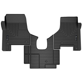Belmor by Husky Floor Liners Fits 2008-2020 Freightliner Cascadia 113/125 with Manual Transmission (BFM1001M-1), Black