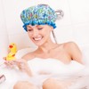 Bodylife Shower Cap Reusable Bath Cap Double Layered Waterproof Seahorse