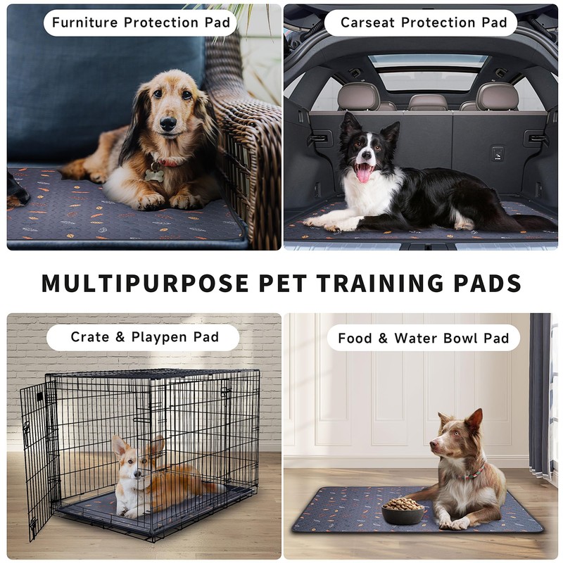 Sunheir Washable Pee Pads for Dogs , Thick Heavy Absorbency
