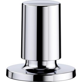 BLANCO Pull Drain Remote Control Round Plastic Chrome-Plated | Required Hole / Drill Diameter: 14 - 35 mm | Can be Combined with All BLANCO Sinks and Drain Fittings