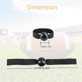 FKUMLUN Football Catching Trainer Band, Rugby Football Receiving Training Aid, Non-SlipVolleyball Catching Hand Strap Beginner Practice Fingertip