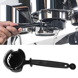 Atyhao Cepillo de Limpieza para Máquina de café Espresso, Limpiador de Cepillos para Máquina de café, Extraíble, Cepillos Redondos para Limpieza de Cabezales de Grupo de café, (58MM)