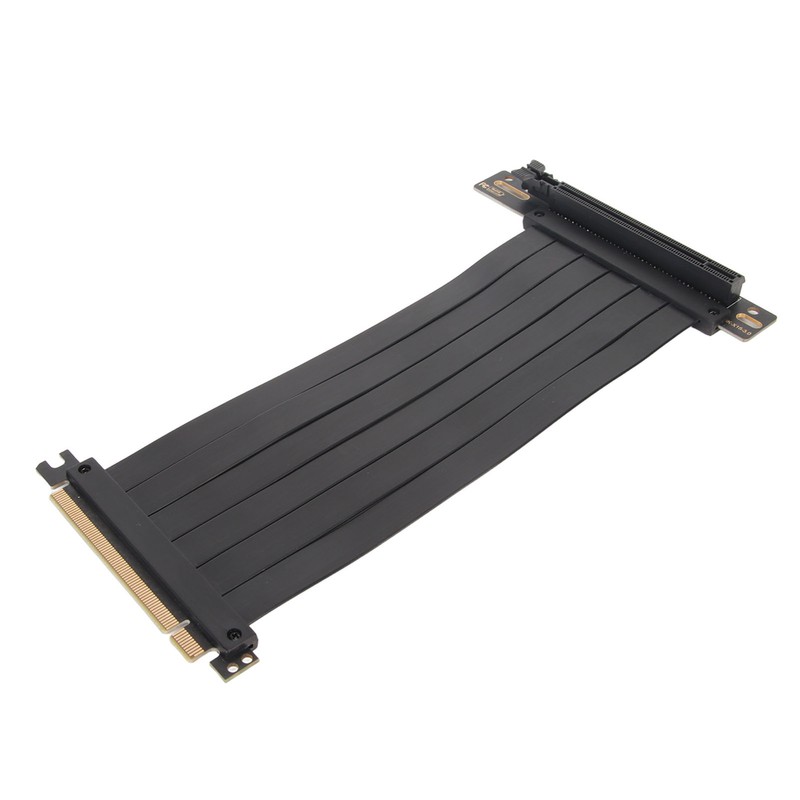 PCIE 3.0 X16 Riser Cable High Speed Flexible 90 Degree