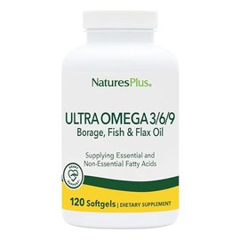 Nature's Plus, Ultra Omega 3/6/9, Fatty Acid Dietary Supplement, 120 Softgels by Nature's Plus