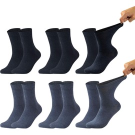 Vitasox Women's Extra Wide Waistband No Rubber, Vein Friendly Socks with Wide Shaft prevent cutting and squeezing - Casual,Business 35-38