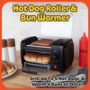 Hot Dog Toaster Oven - Countertop Hot Dog Roller with