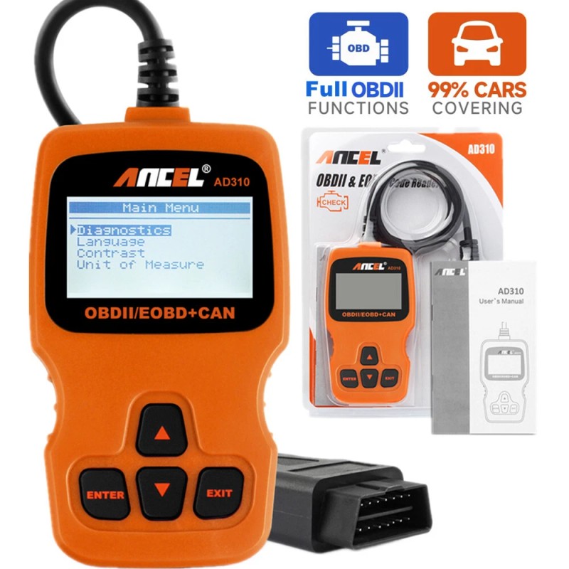Ancel Car Automotive OBD2 Scanner Diagnostic Tool Check Engine Fault