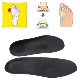 Foot Care Goods.COM Healthy Insole for Bunions, Supports Lateral Arch in Normal Condition, 2 Arch Pads Protect Foot Skeleton (Men L(10.2-10.5 inch)