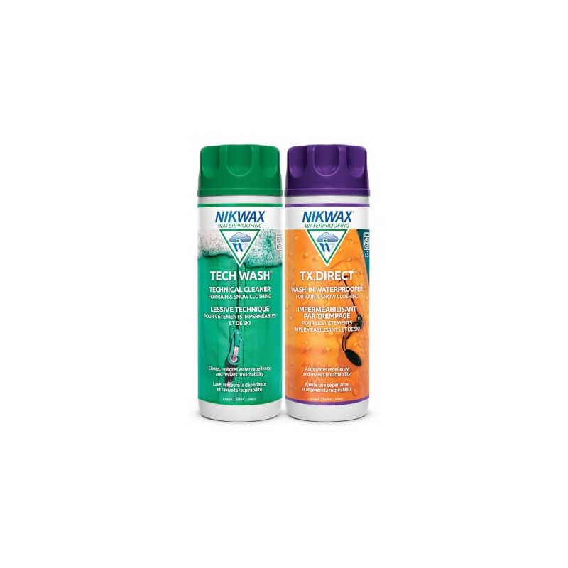 Nikwax Dúo-Pack de Limpieza e impermeabilización Hardshell