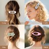 10 Pcs Flat Hair Claw Clips for Women, 3 Styles