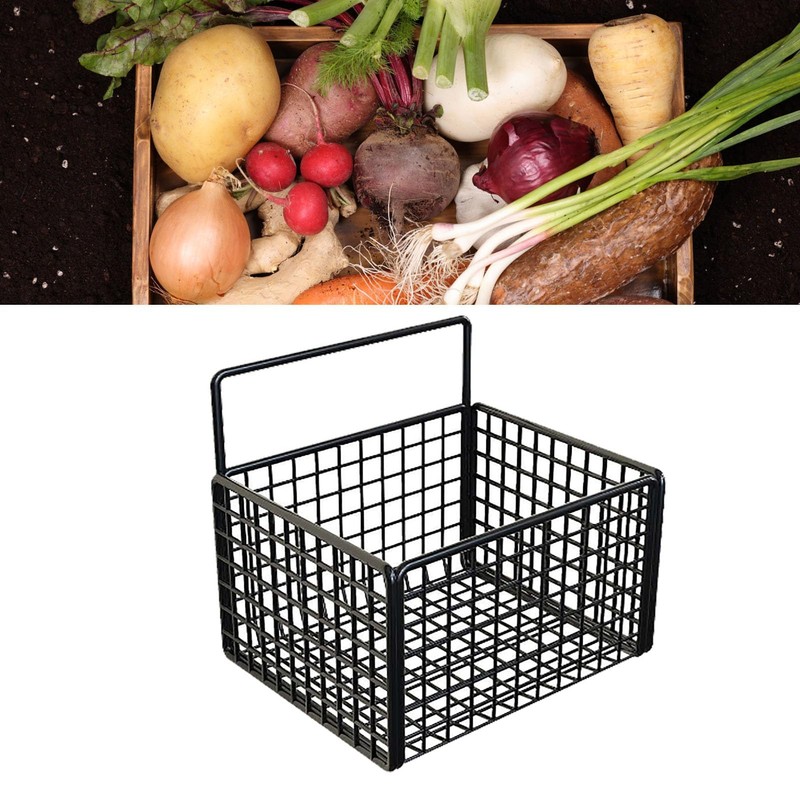 Wire Storage Baskets, Metal Wire Hanging Storage Basket Hanging Kitchen