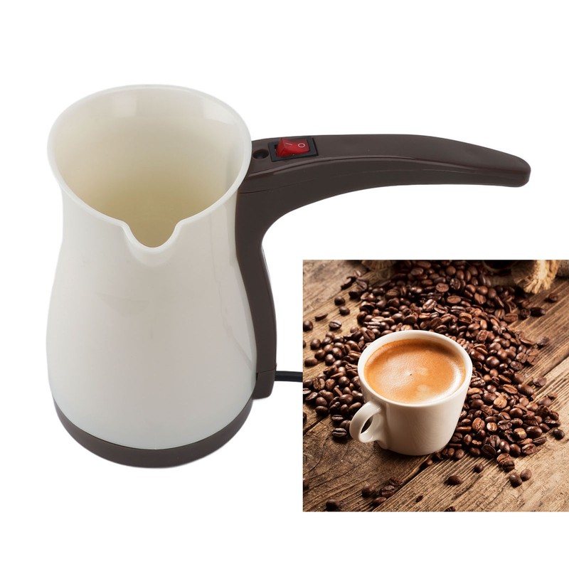 500ml Electric Coffee Pot with Handle Stainless Steel Electric Coffee