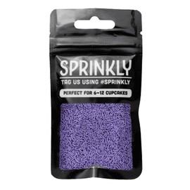 SPRINKLY - Matt Sugar Strands - Purple - 30g