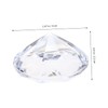 Operitacx 12pcs Place Card Holders Diamond Shaped Table Number Stands