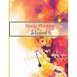 Study Planner For Student: Weekly and Monthly Study planning homework tracker and project organizer for men A cool ultimate academic planner journal notebook for students with assignment