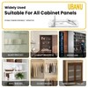 UBANU Transparent Shelf Support Column, 20 Shelf Pin Self-Locking Bracket