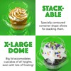 Green Direct Clear Stackable Cupcake Boxes Disposable Individual Cupcake Containers
