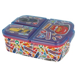 Cars Design Kids Character 3 Compartment Sandwich Lunch Box School
