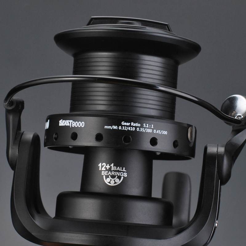 12+1 BB Spinning Reel with Front and Rear Double Drag