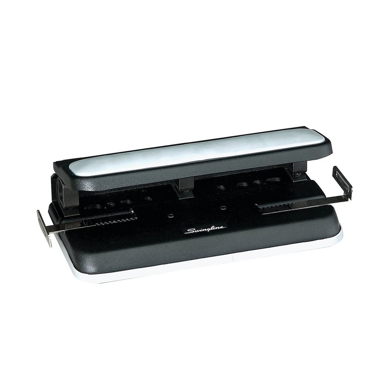 Swingline 2-7 Hole Punch, Adjustable, Heavy Duty Hole Puncher, Easy