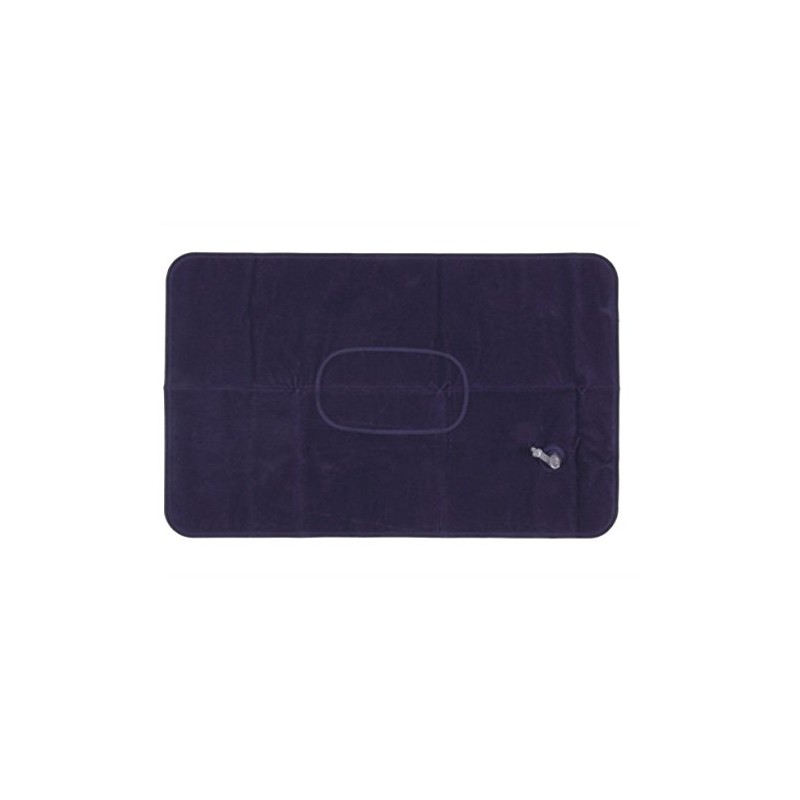 AoE Performance Navy Blue Inflatable Pillow Compact Suede Neck Support