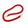 STOBOK 1pc Braided Safety Lanyard with Snap Hooks Bright Red