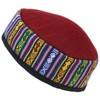 Siesta Nepalese Wool Smoking Hat - Red (Medium)