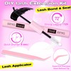 wiwoseo Lash Clusters Kit Volume Lash Extenison Kit with Lash