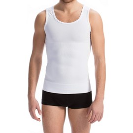 FarmaCell 417 (White, 4XL) Men's tummy control body shaping vest