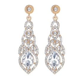 mecresh Classic Teardrop Wedding Dangle Earrings
