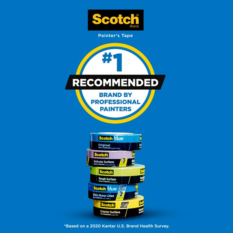ScotchBlue Sharp Lines Multi-Surface Painter's Tape, 1.41 Inches x 60