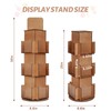 Natheeph Rotating Display Stand Greeting Card Display Wooden Display Rack